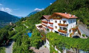 Luftaufnahme: Hotel Unterschattmair  in Dorf Tirol